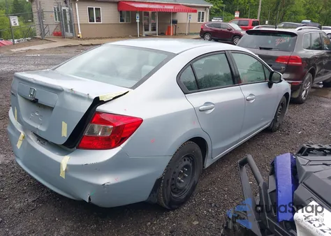 2012 Honda Civic Lx from USA, damaged, VIN 2HGFB2F58CH588573